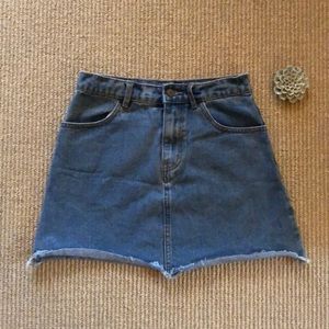 Brandy Melville Jean Skirt